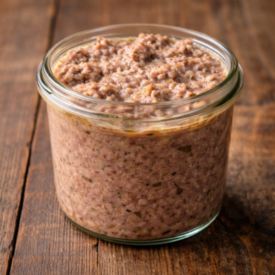 Kräuterleberwurst im Glas