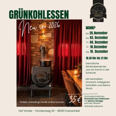 19.12. Grünkohlessen am Kamin